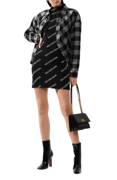 Платье BALENCIAGA черно-белого цвета по цене 144500 руб., арт. 595196/T6140, фото 2 Платье BALENCIAGA, арт. 595196/T6140, фото 2