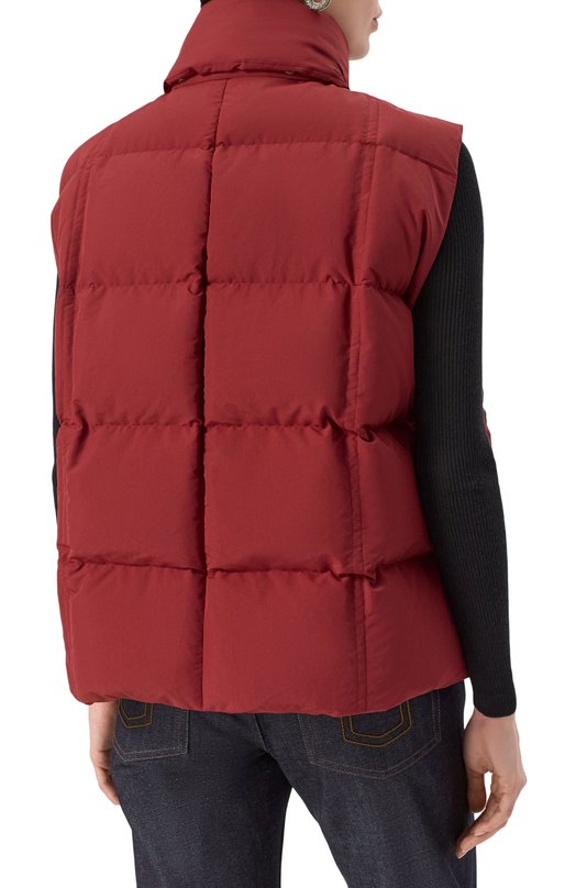 Пуховый жилет Jil Sander J40AF0169-J74276 Красный  J40AF0169-J74276 Фото 4