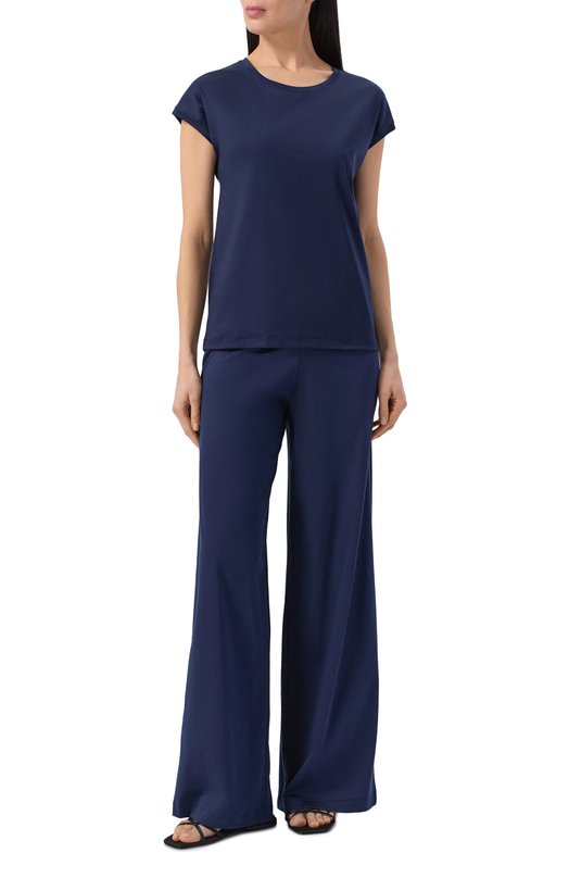 Хлопковые брюки Zimmerli 286-57002 Синий  286-57002 Фото 2