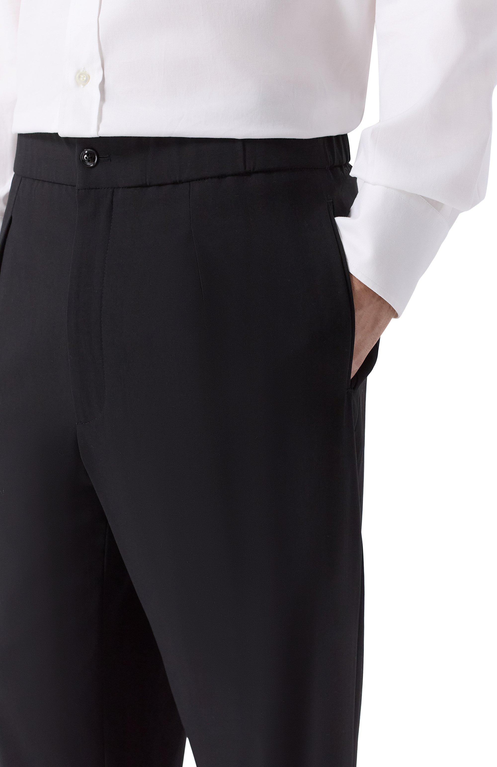 Шерстяные брюки GIORGIO ARMANI, арт. GM000576/TE10043, фото 5