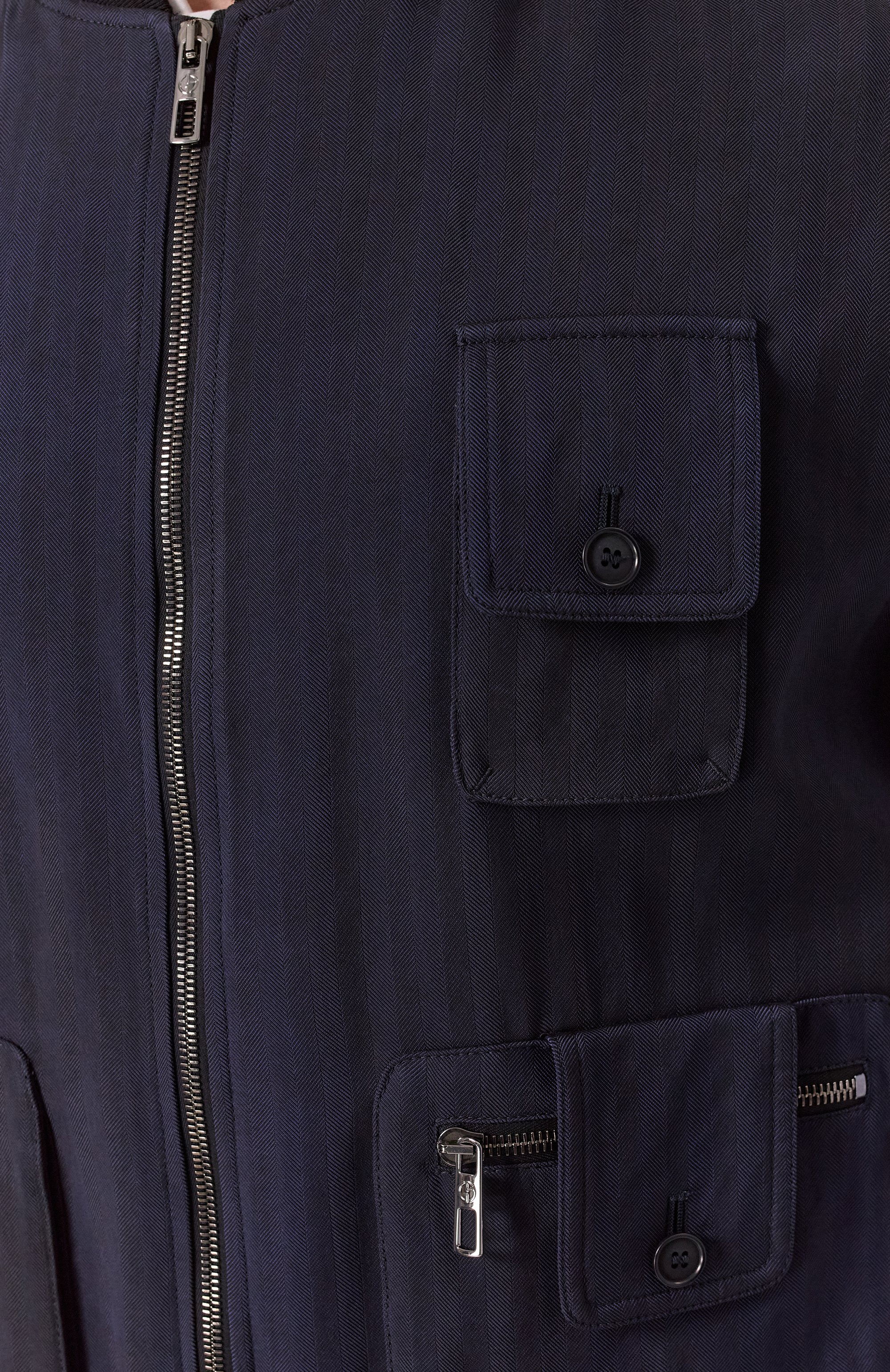 Бомбер из вискозы GIORGIO ARMANI, арт. GM001345/TE11818, фото 5