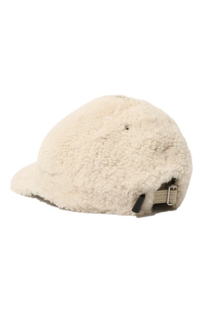 Меховая бейсболка из овчины YVES SALOMON, арт. 23WAA157XXMECL, фото 3