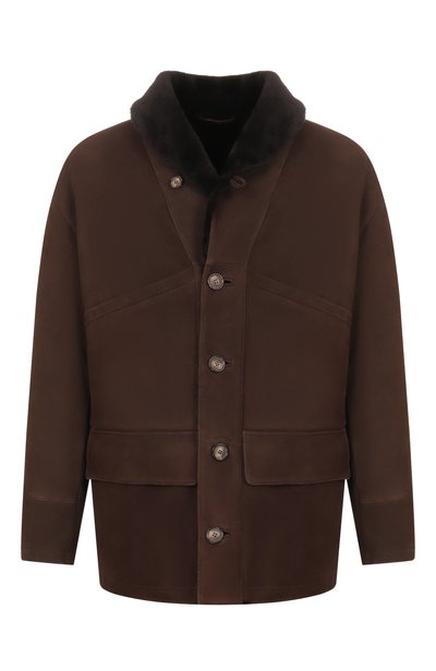 Мужская дубленка из овчины GIORGIO ARMANI, арт. GM004755/AF30046