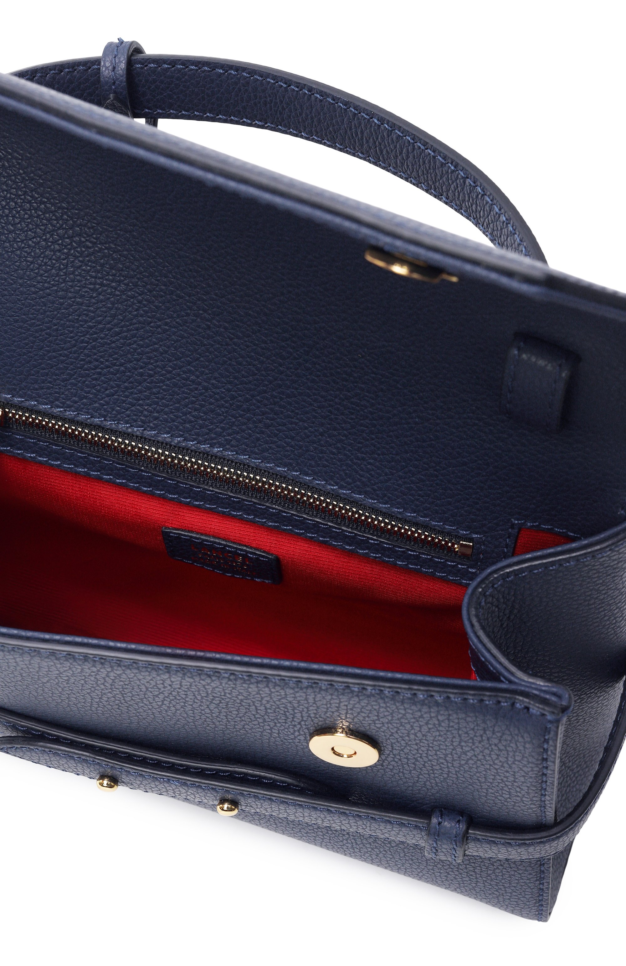 Сумка faubourg LANCEL темно-синего цвета по цене 64350 руб., арт. A13948, фото 5 Сумка faubourg LANCEL, арт. A13948, фото 5