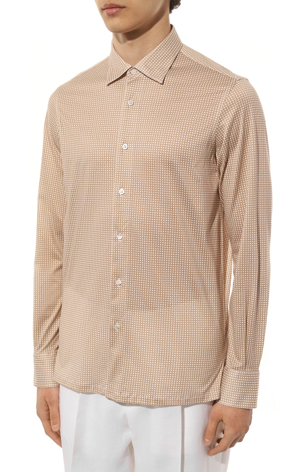Хлопковая рубашка STEFANO RICCI, арт. CJ006847/JC2500, фото 3