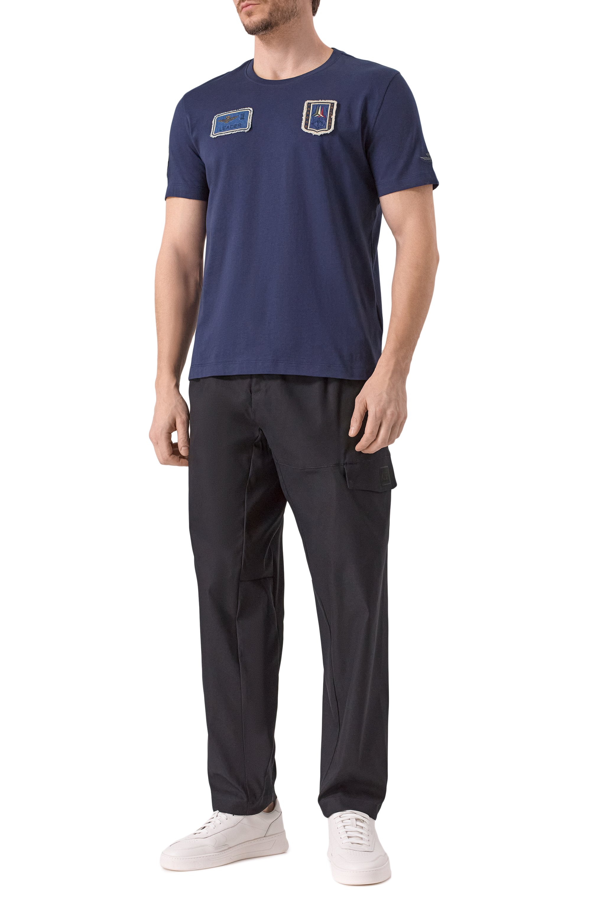 Хлопковая футболка AERONAUTICA MILITARE, арт. 251TS2411J634, фото 2