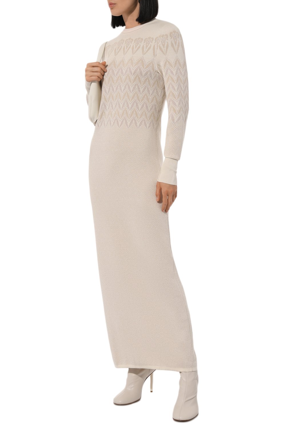 Платье из шелка и кашемира FREEAGE, арт. W25.DR116M.6039.101, фото 2