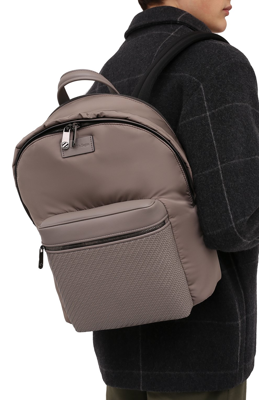 Комбинированный рюкзак hoodie ZEGNA, арт. C1799P-LHGPT, фото 6