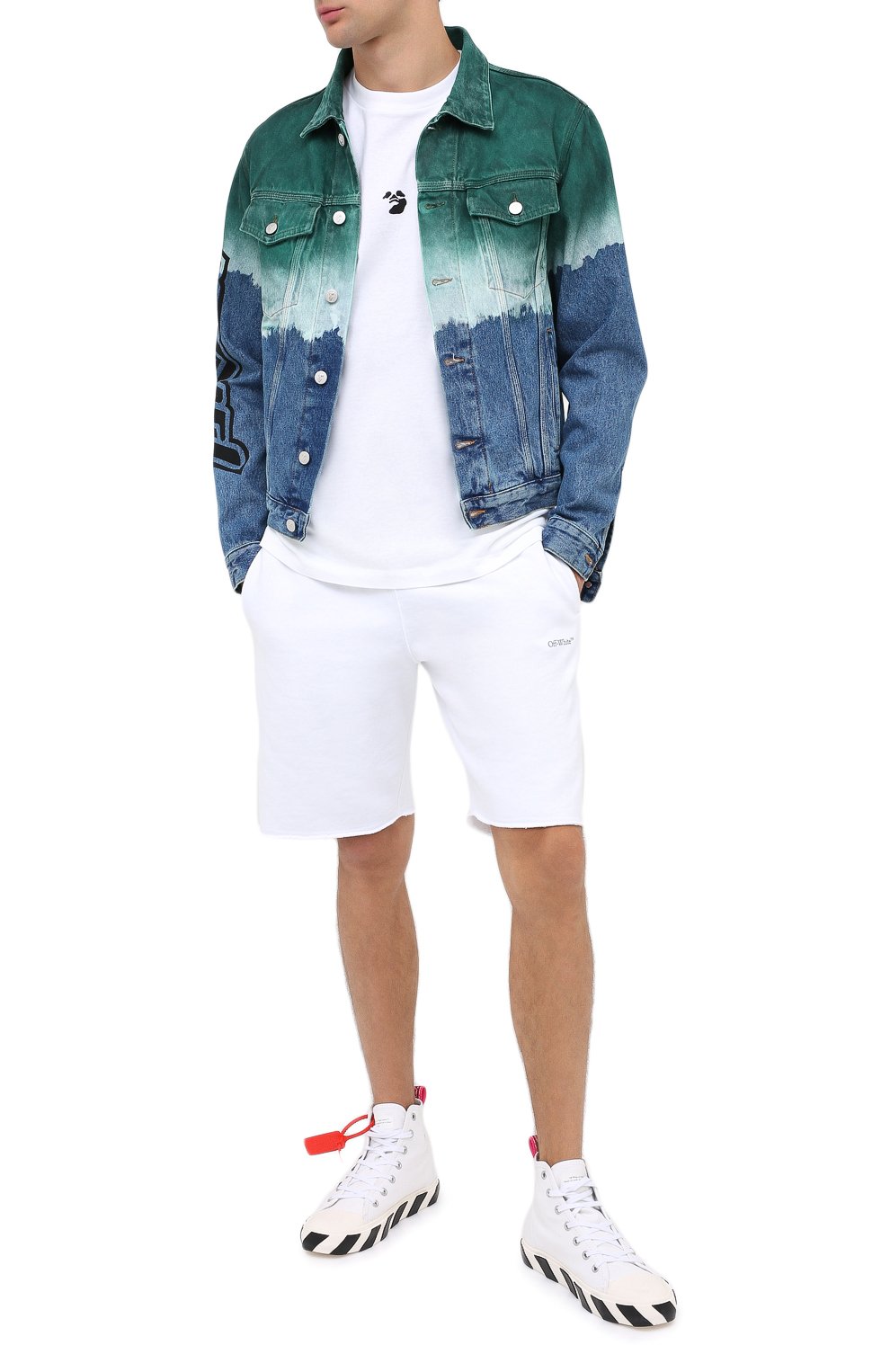 Джинсовая куртка OFF-WHITE, арт. 0MYE054E20DEN0024510, фото 2