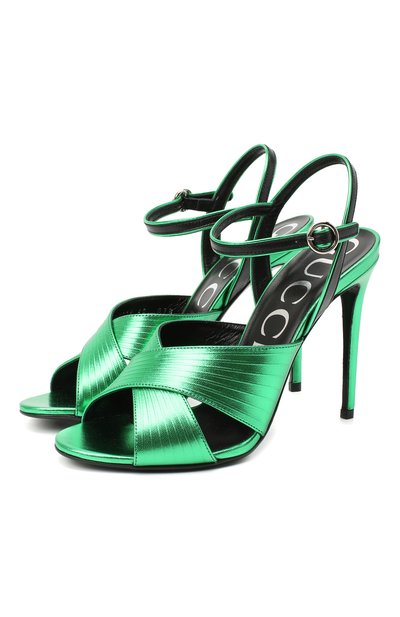 Кожаные босоножки betsy GUCCI, арт. 626718/BJ8S0, фото 1