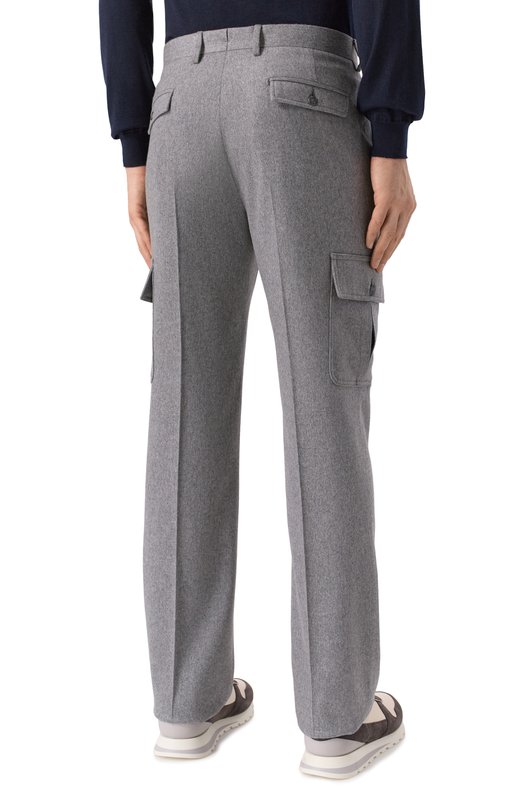Шерстяные брюки-карго MVST M25.1MM.T412/981 Серый  M25.1MM.T412/981 Фото 4
