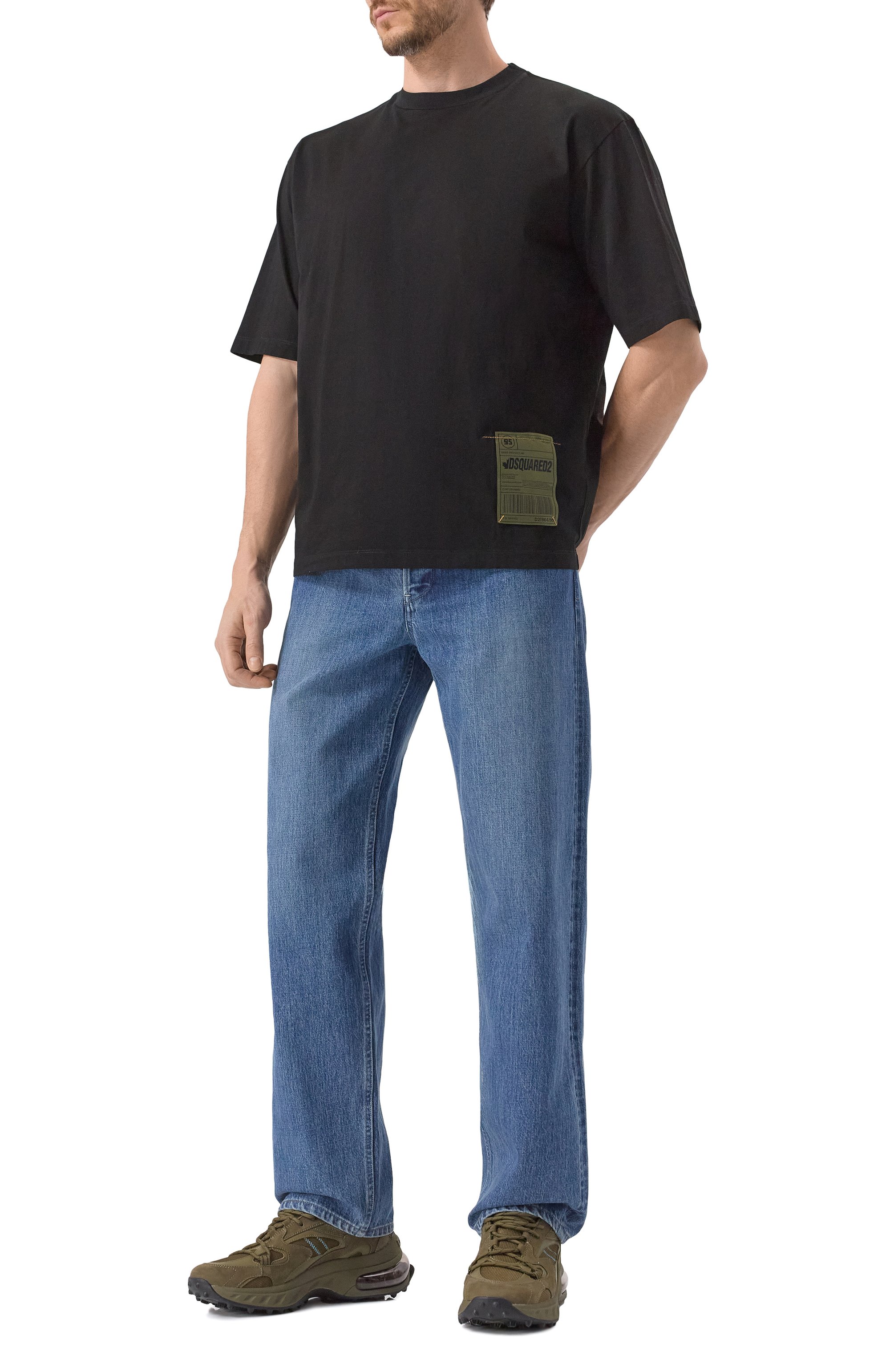 Хлопковая футболка DSQUARED2, арт. S74GD1406/S23009, фото 2