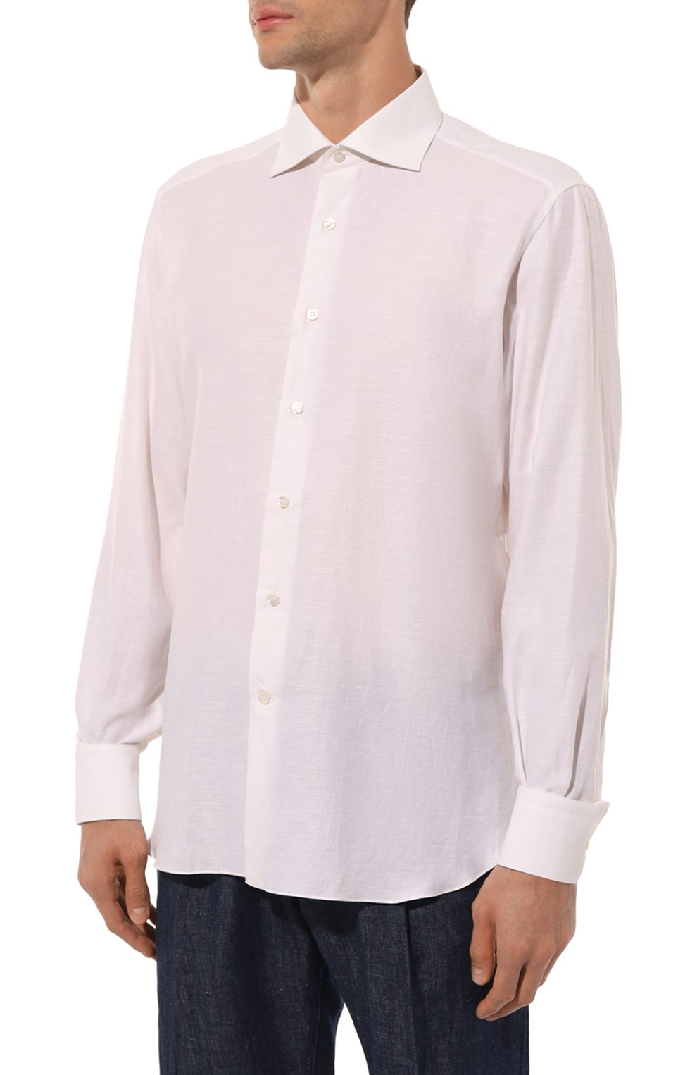 Рубашка из хлопка и льна STEFANO RICCI, арт. MC001427/R2755, фото 3