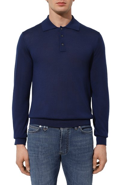 Поло из кашемира и шелка CORNELIANI, арт. 93M539-9325129, фото 3
