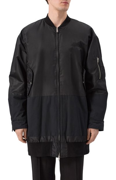 Бомбер MM6 черного цвета по цене 175500 руб., арт. SH0AM0033/M35257, фото 3 Бомбер MM6, арт. SH0AM0033/M35257, фото 3