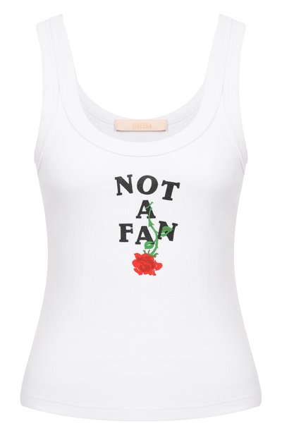 Женская хлопковая майка SSHEENA, арт. 25SSTAMARA TS25010/WHITE