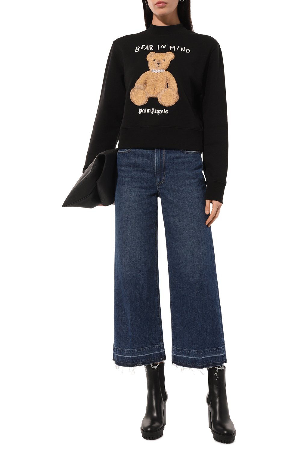 Хлопковый свитшот PALM ANGELS, арт. PWBA016F24FLE007, фото 2