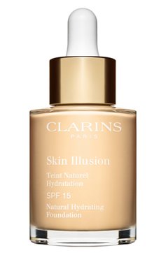 Увлажняющий тональный крем skin illusion spf15, 100.5 (30ml) CLARINS  цвета, арт. 80039889 | Фото 1 (Материал внутренний: Не назначено; Региональные ограничения белый список (Axapta Mercury): Не проставлено; Нос: Не проставлено; Финишное покрытие: Сатиновый; Статус проверки: Проверена категория; SPF фильтр: Низкий (5-20))