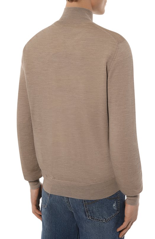 Кардиган из шерсти и кашемира Brunello Cucinelli M2400106 Бежевый  M2400106 Фото 4