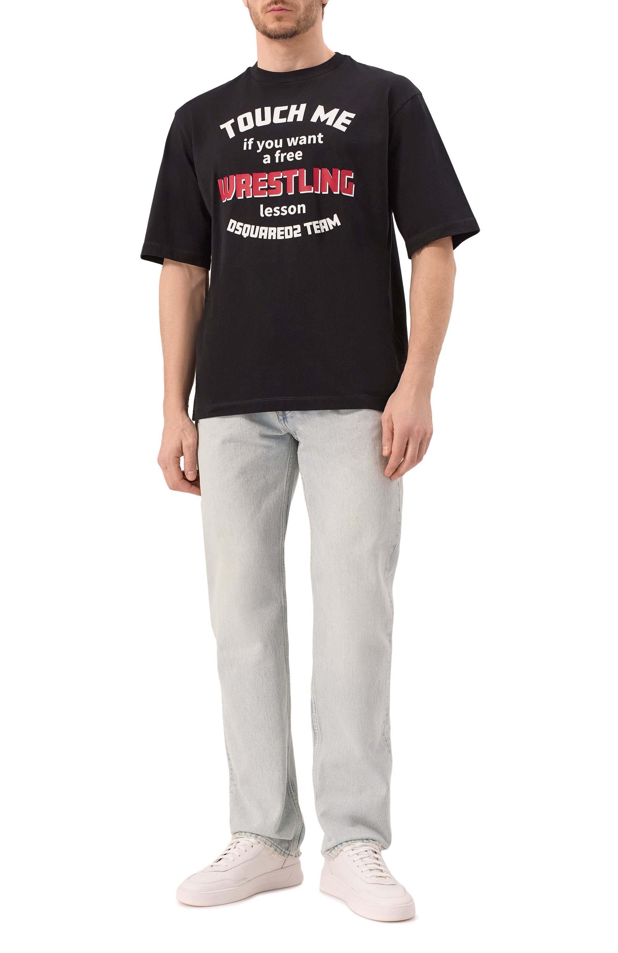 Хлопковая футболка DSQUARED2, арт. S71GD1539/D20020, фото 2