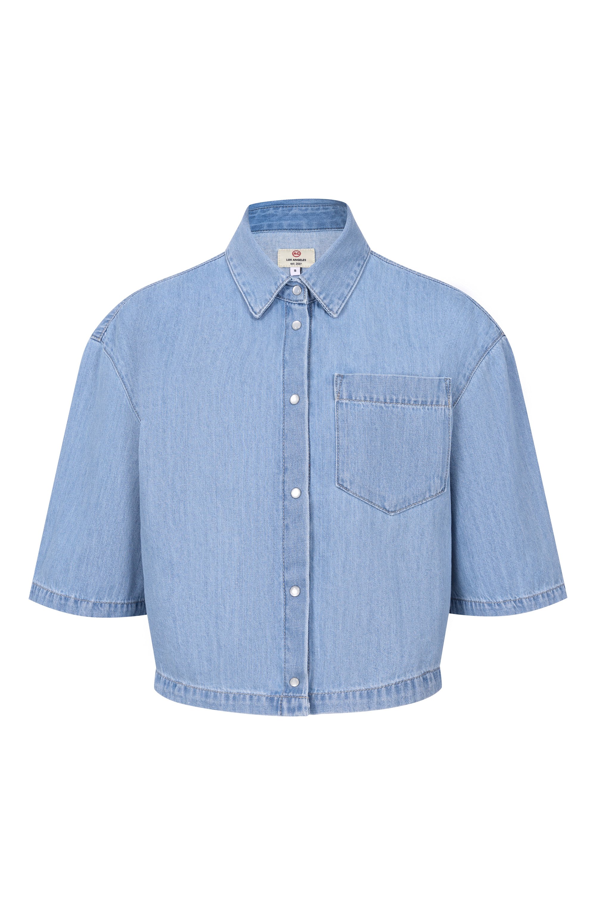 Джинсовая рубашка kodiak AG ADRIANO GOLDSCHMIED, арт. W0210-188/K0DIAK-B0XY SHIRT, фото 1