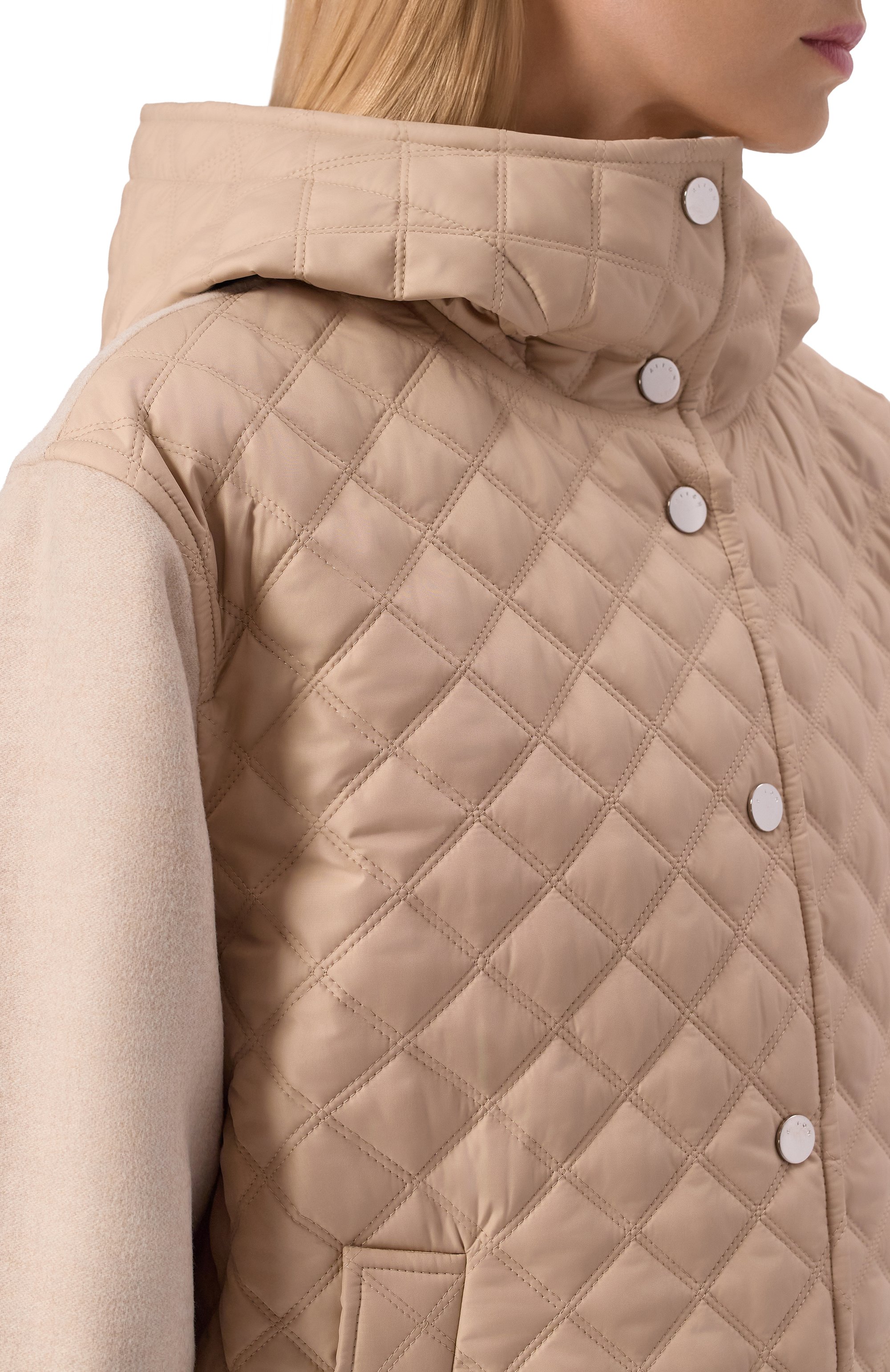 Комбинированная куртка KITON, арт. D61512K05P88, фото 5