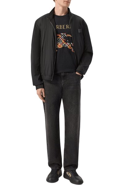 Мужская хлопковая футболка BURBERRY, арт. 8109021
