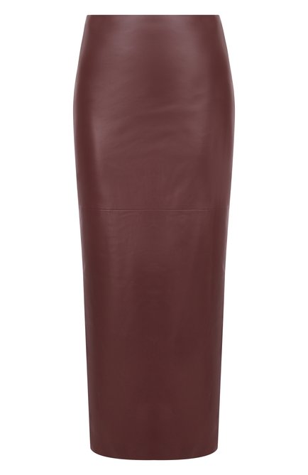 Женская кожаная юбка BRUNELLO CUCINELLI, арт. MPNGPG3891