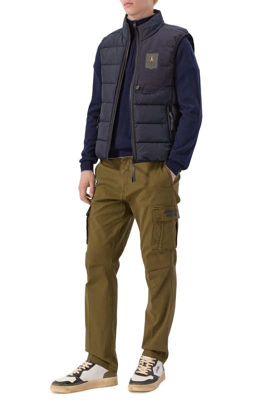 Утепленный жилет Aeronautica Militare AB3023UCT04214 Синий  AB3023UCT04214 Фото 2