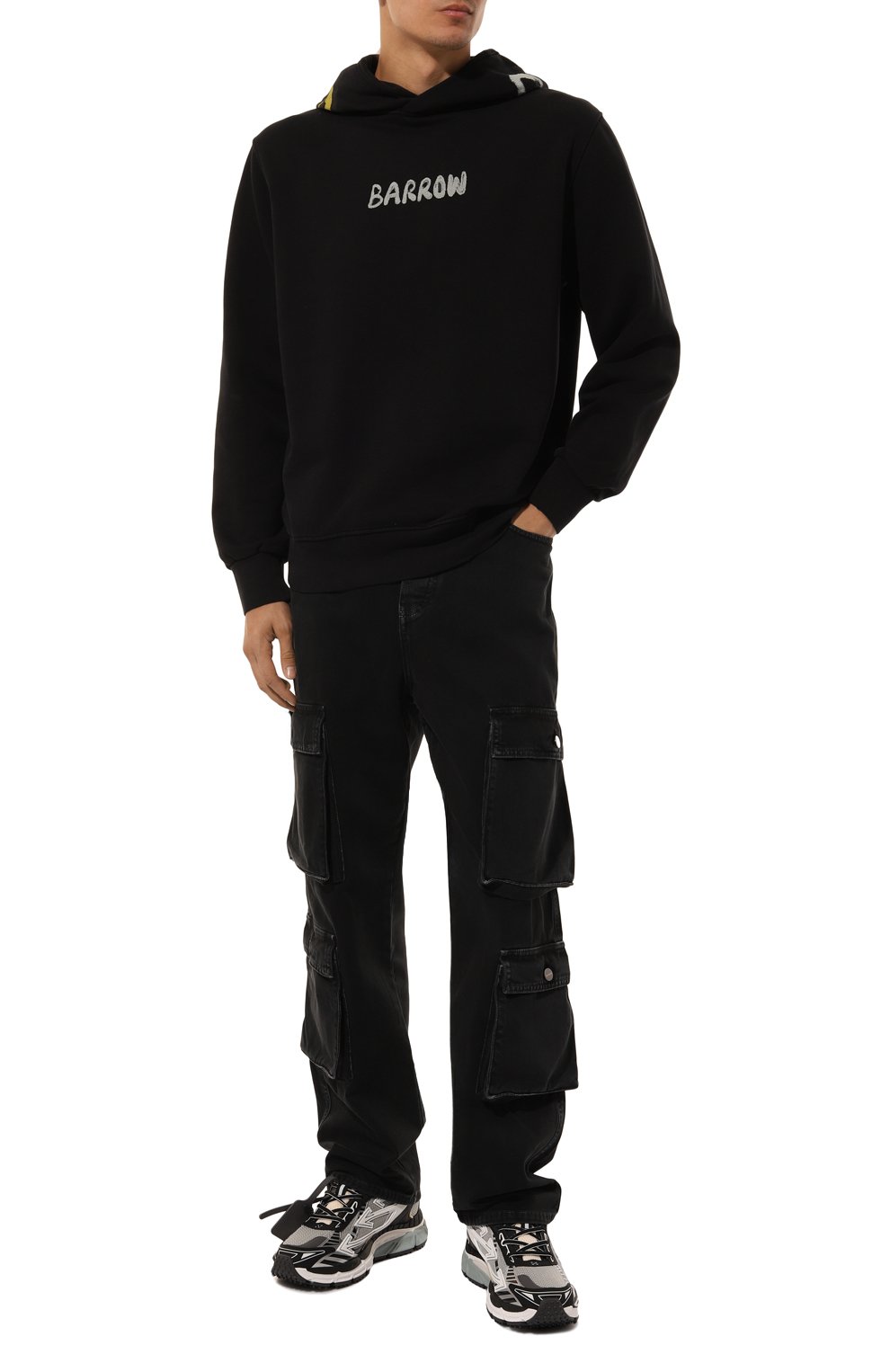 Хлопковые брюки-карго BARROW, арт. F4BWMAPA018, фото 2