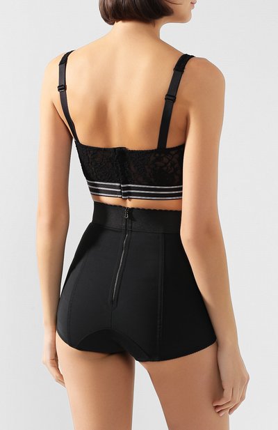 Бюстгальтер-балконет DOLCE & GABBANA черного цвета по цене 35650 руб., арт. 07B02T/FLMPS, фото 3 Бюстгальтер-балконет DOLCE & GABBANA, арт. 07B02T/FLMPS, фото 3