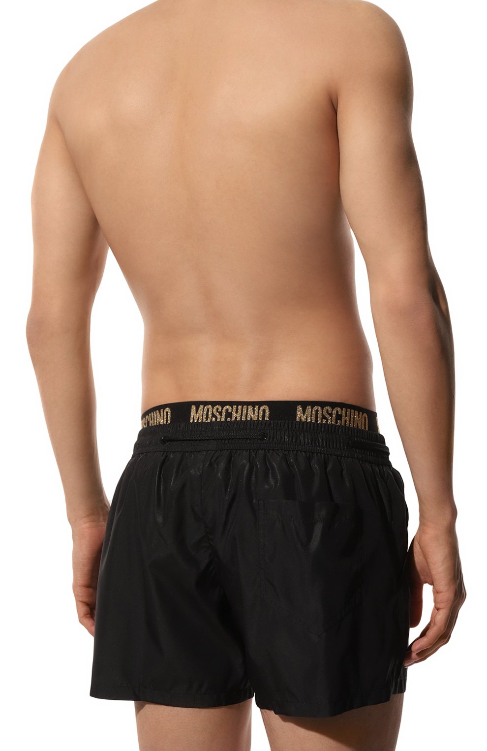 Плавки-шорты MOSCHINO черного цвета по цене 20600 руб., арт. A4218/9305, фото 3 Плавки-шорты MOSCHINO, арт. A4218/9305, фото 3