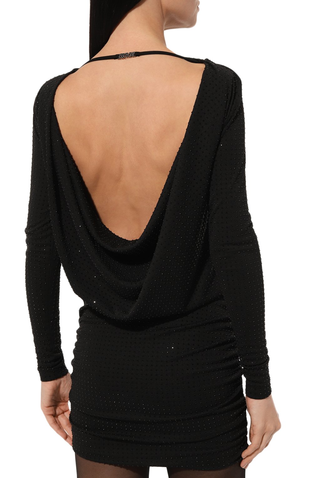 Платье с отделкой стразами VERSACE JEANS COUTURE, арт. 77HA0901/J0124, фото 4