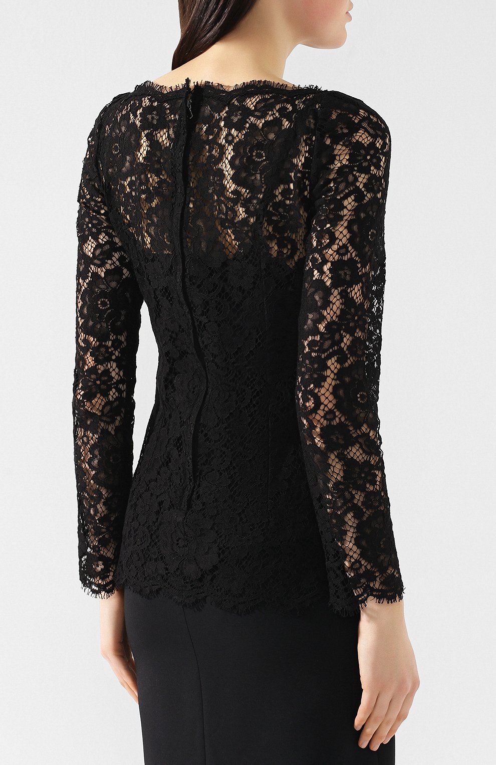Кружевной топ DOLCE & GABBANA, арт. F7U31T/HLMCK, фото 4