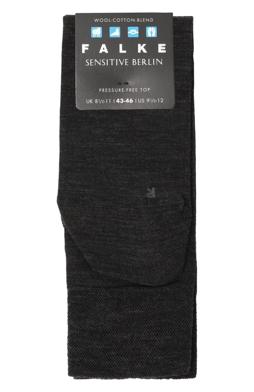 Носки из шерсти и хлопка Falke 14448. Серый 14448.