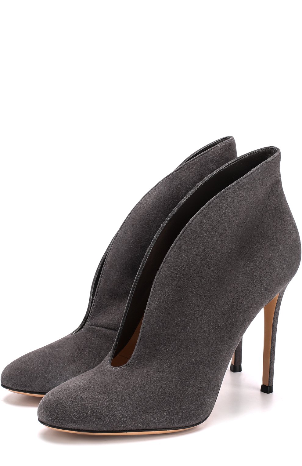 Замшевые ботильоны vamp GIANVITO ROSSI, арт. G29450.15RIC.CAS, фото 1