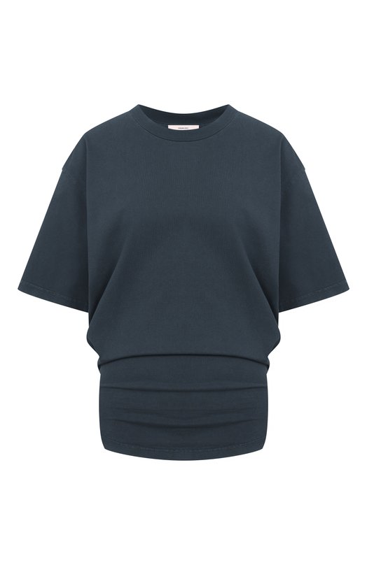 Хлопковая футболка Haikure HEW54139TJ055PX/H0NEY Чёрный HEW54139TJ055PX/H0NEY