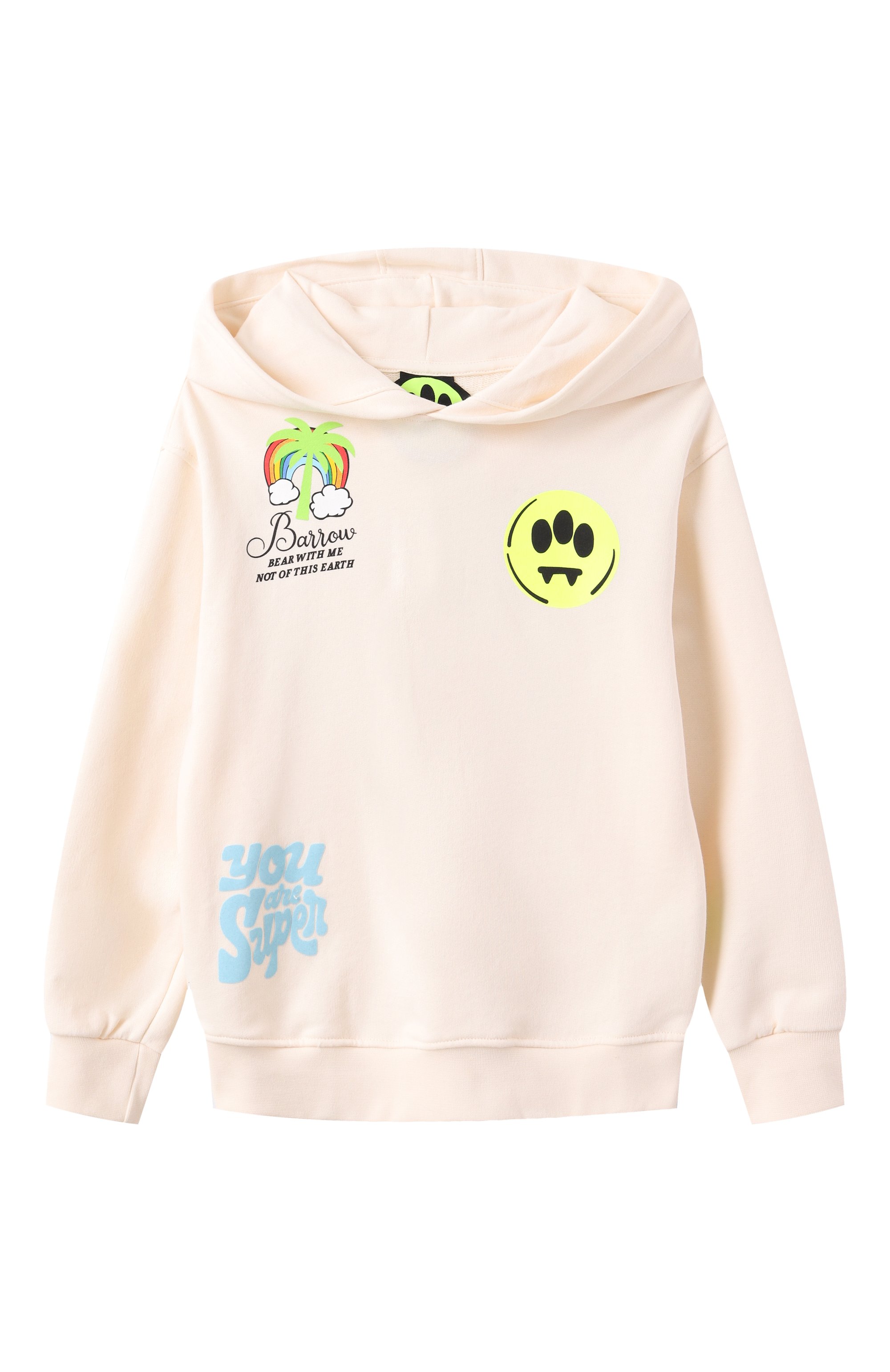 Хлопковое худи BARROW, арт. S5BKJUHS019, фото 1