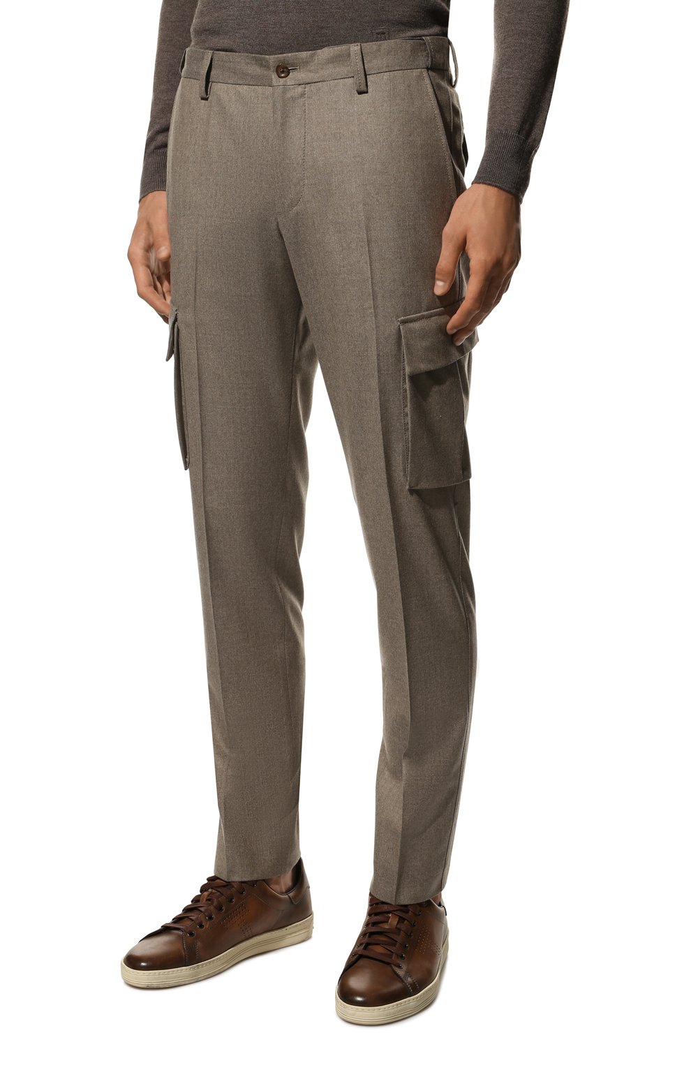 Шерстяные брюки-карго CORNELIANI, арт. 904L02-2818111/00, фото 3