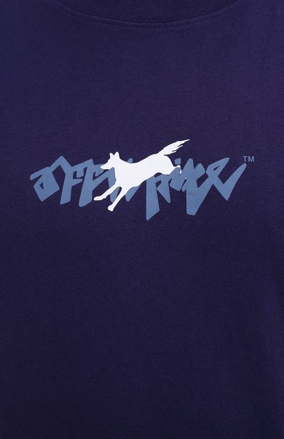 Хлопковая футболка OFF-WHITE, арт. 0MAA038R21JER006, фото 5