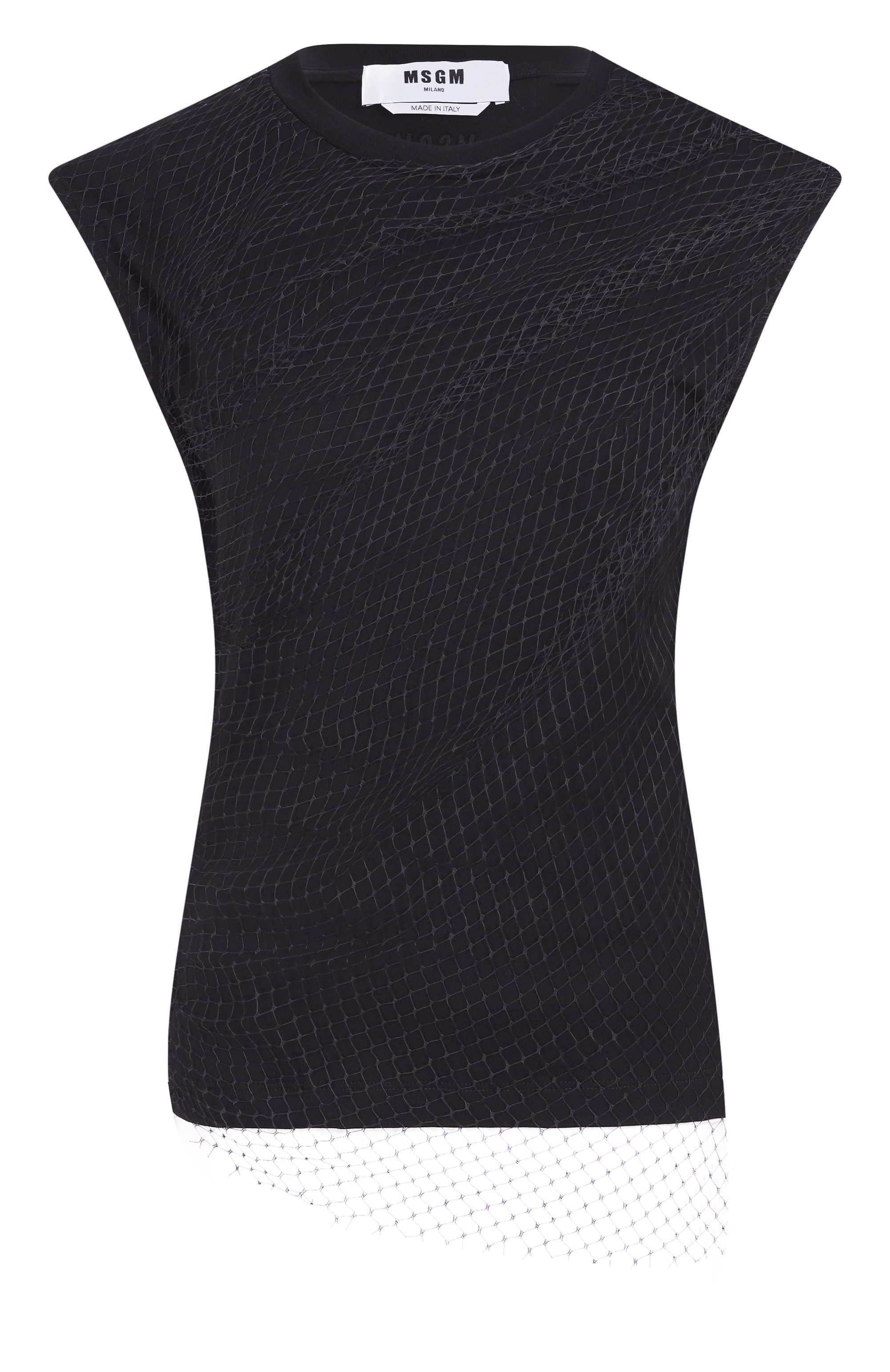 Хлопковый топ MSGM, арт. 3941MDT71/257798, фото 1