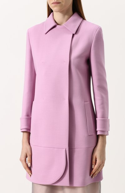 Однотонное пальто с укороченным рукавом PRADA, арт. P627H-1E7P-F0442, фото 3