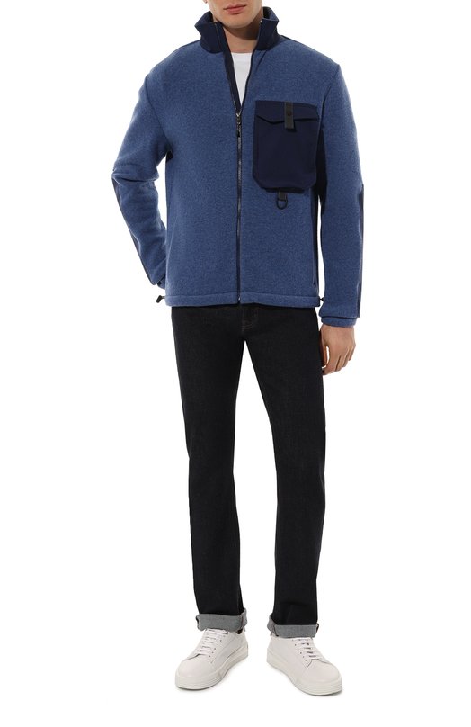 Куртка из шерсти и кашемира Sease WH38R/129TJ Синий  WH38R/129TJ Фото 2