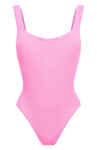 Женский слитный купальник HUNZA G, арт. SQUARE NECK SWIM CRINKLE
