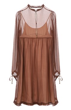 Шелковое платье MIU MIU, арт. MF3478-BRW-F0017, фото 2