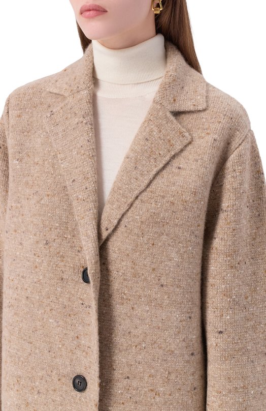 Шерстяной кардиган Co 8312BMSW-F25 Бежевый  8312BMSW-F25 Фото 5