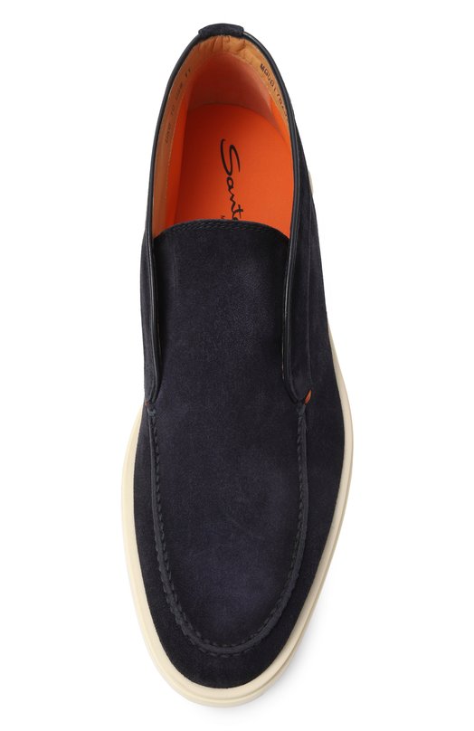 Замшевые ботинки Detroit Santoni MGDG17823TICBGEX Синий  MGDG17823TICBGEX Фото 6