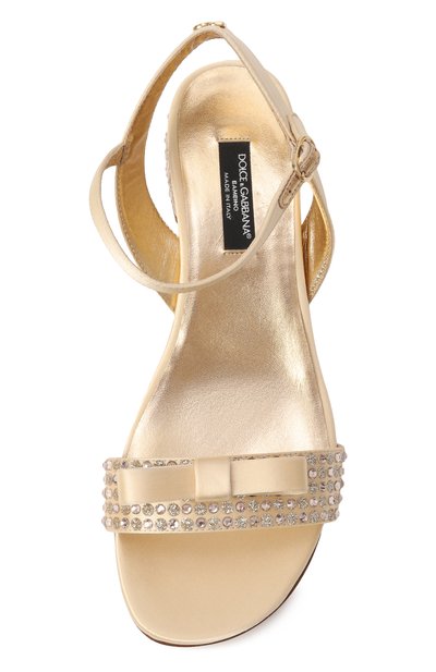 Текстильные босоножки DOLCE & GABBANA, арт. D11305/A4772/29-36, фото 4