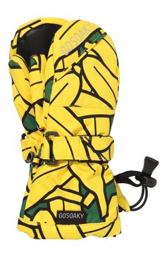 Детские утепленные варежки GOSOAKY желтого цвета, арт. 232.9.1.713/SHEEP SHAUN/92/104 | Фото 1 (Материал: Текстиль, Синтетический материал; Материал сплава: Проставлено; Нос: Не проставлено)