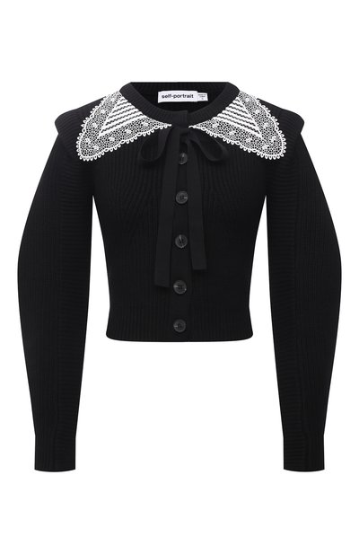 Кардиган из хлопка и шерсти SELF-PORTRAIT, арт. PF21-001B, фото 1